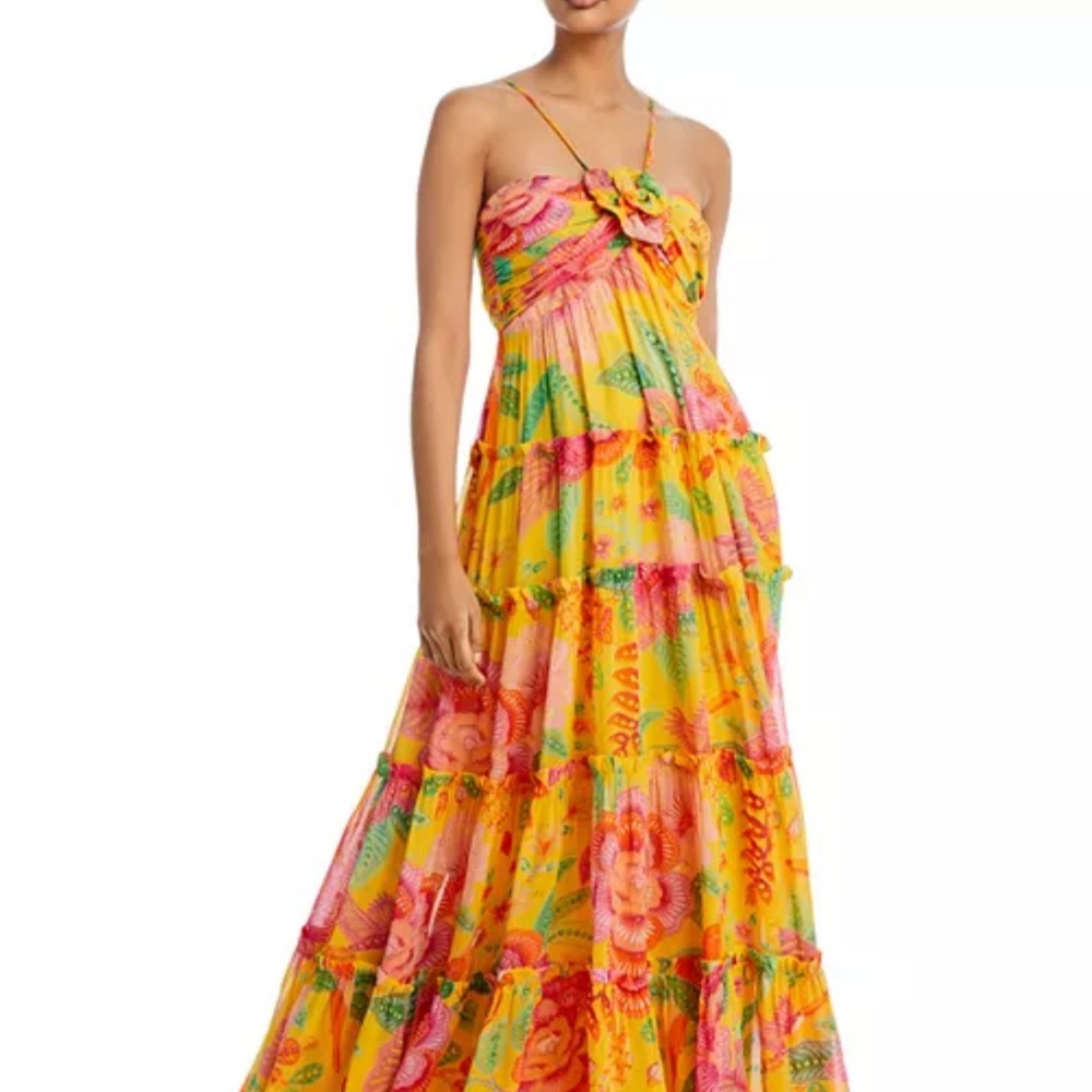 Farm Rio Macaw Bloom dress